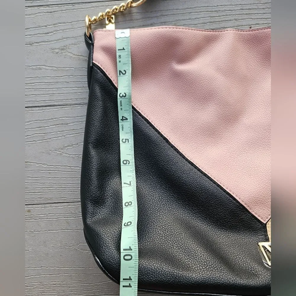 VICTORIA'S SECRET Blush Colorblock HOBO BAG shoulder bag purse Msrp $78 OOS